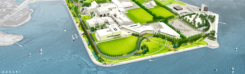 sasaki rendering campus master plan