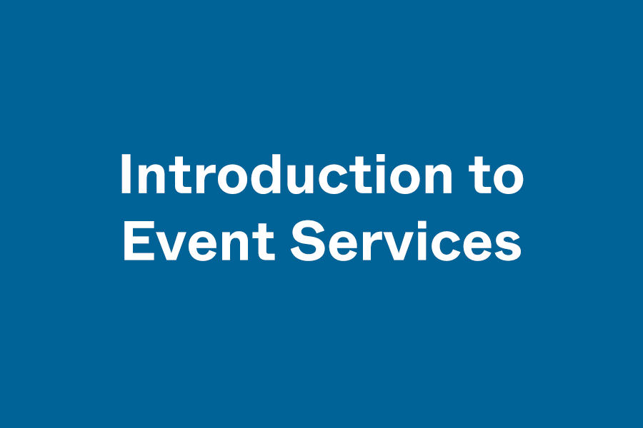 introduction to event services