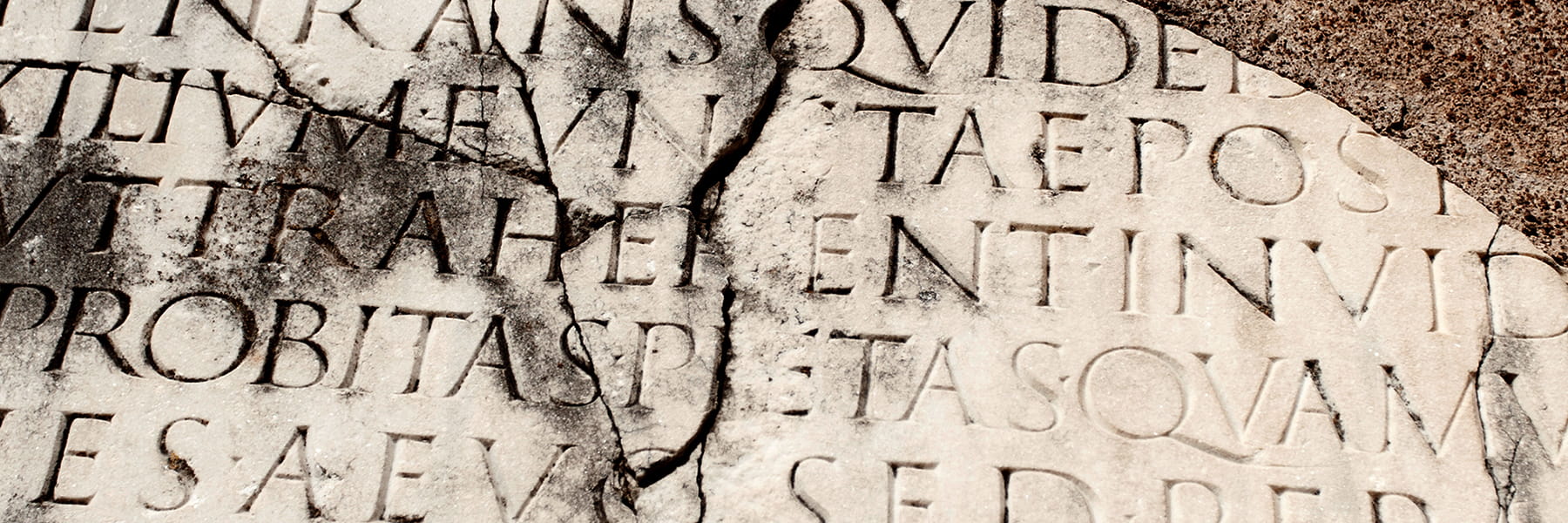 Ancient Roman script.
