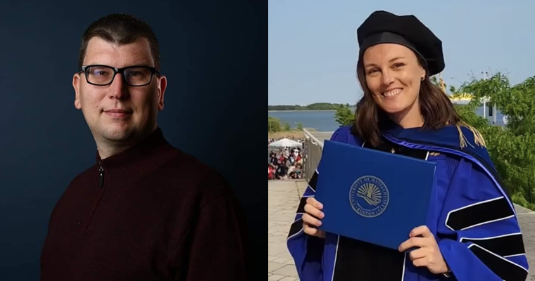 Two MGS students were recognized for their significant contributions to public service.