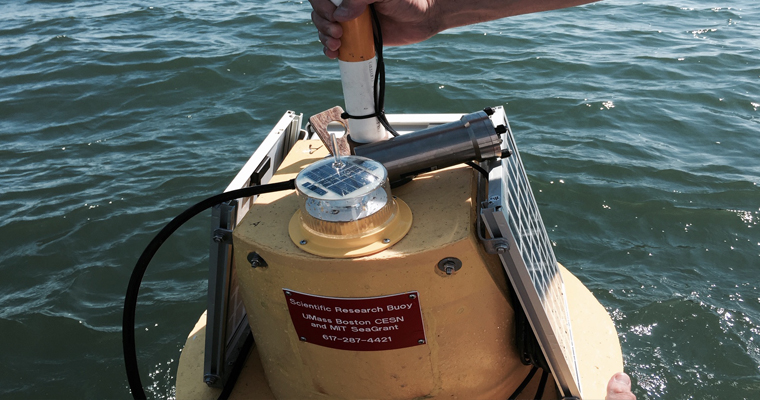 Real-time water quality buoys 