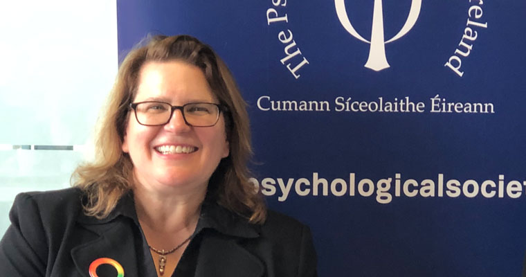 Professor Sharon Horne presenting at the Irish Psychological Association.