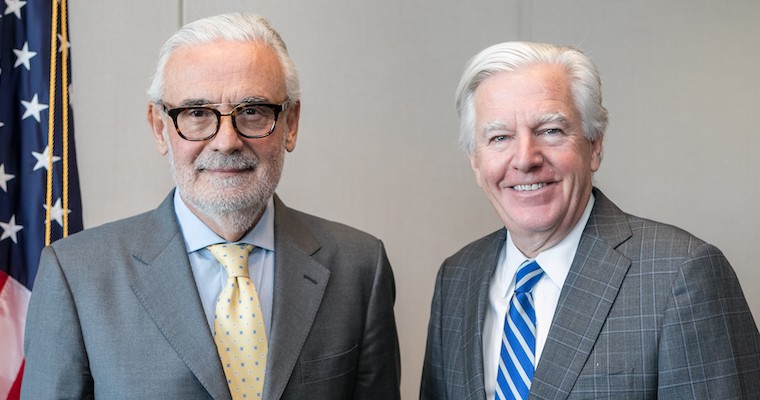 Chancellor Suarez-Orozco and President Meehan