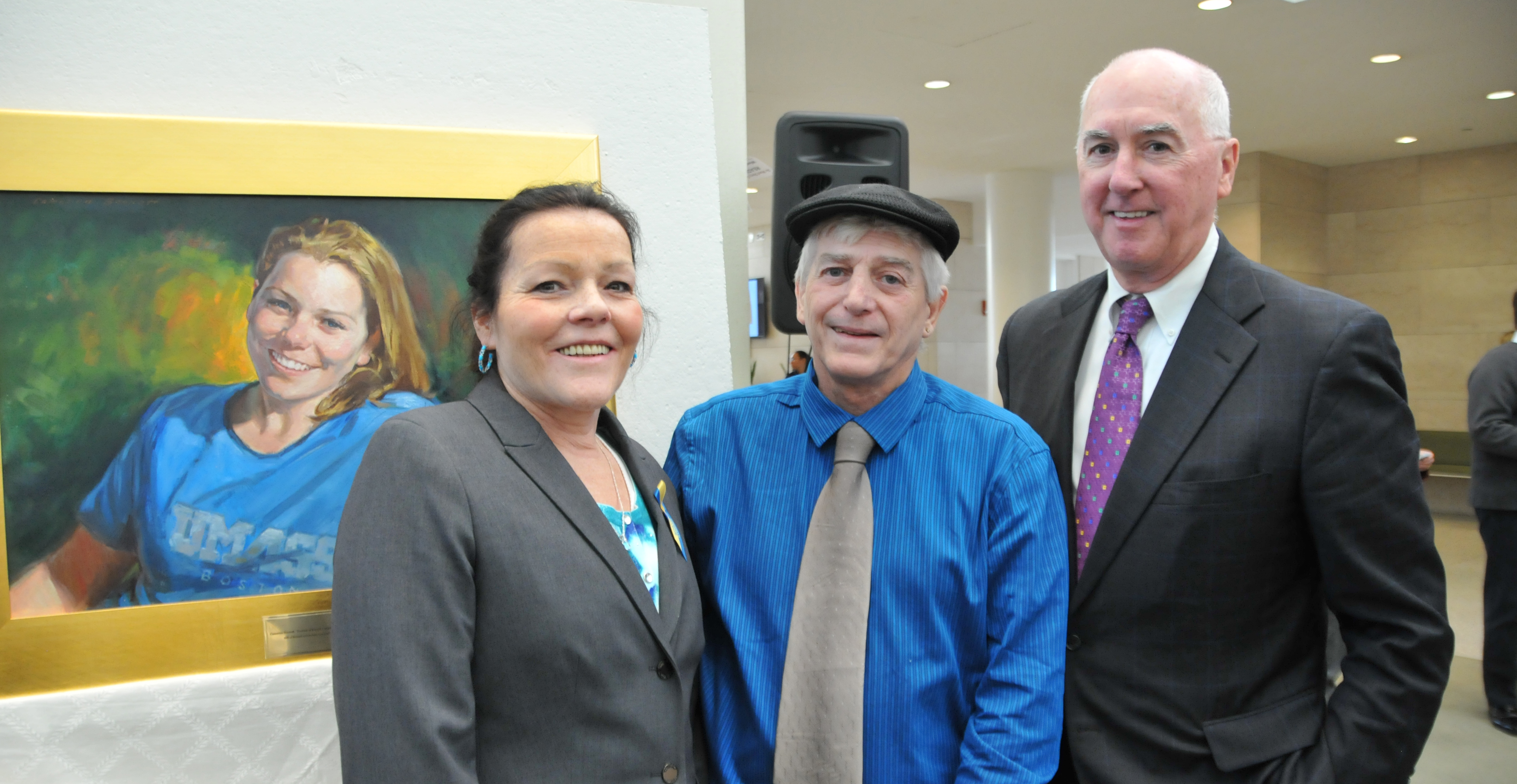 Patricia and William Campbell with former Trustee Dick Campbell