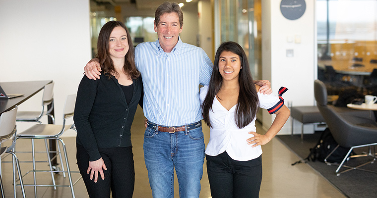Sarah DuBois-Coyne, Dan Phillips, and Maria Vasco