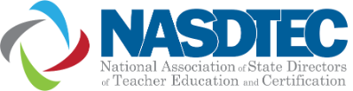 National Association of State Directors of Education (NASDTEC) logo