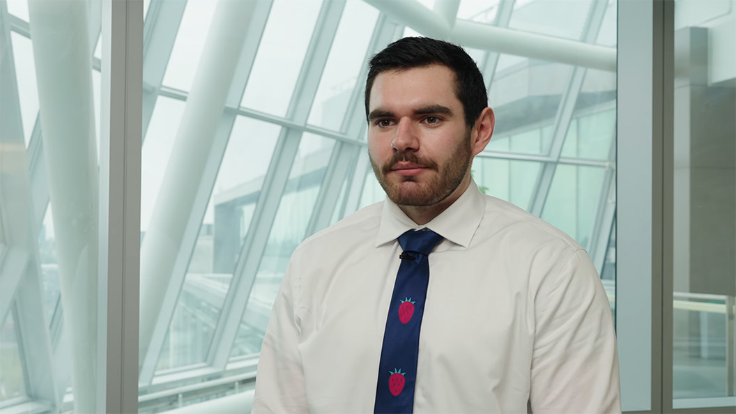 Applied Economics MA graduate student, Dylan Abate.