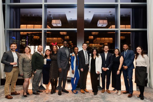 Young Alumni Council at the 2024 holiday reception