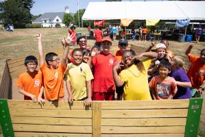 Group Shot in Gaga Pit