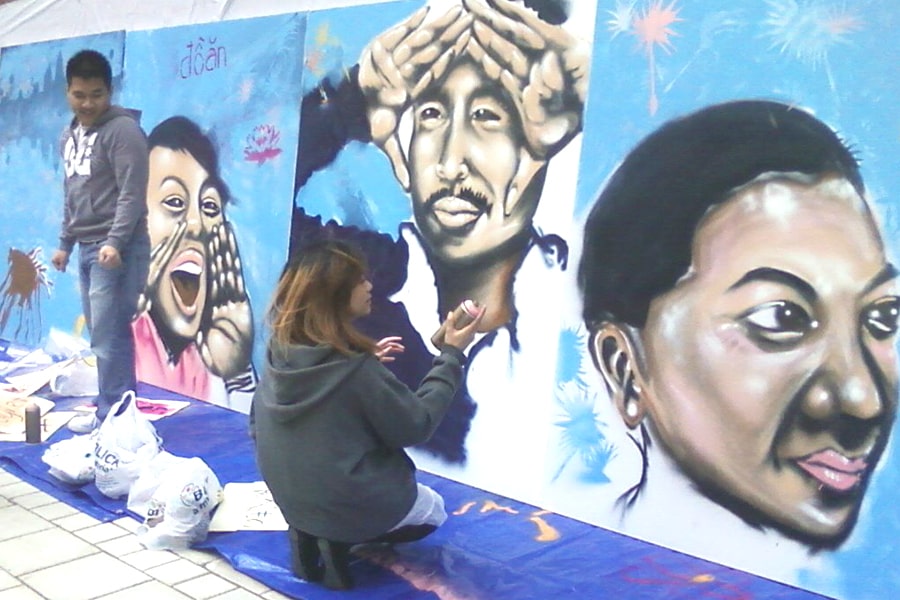 Asian American Studies mural