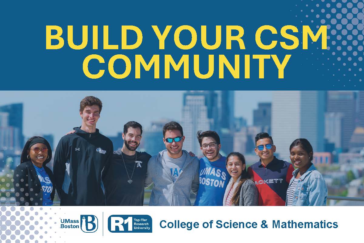 a group of happy CSM students
