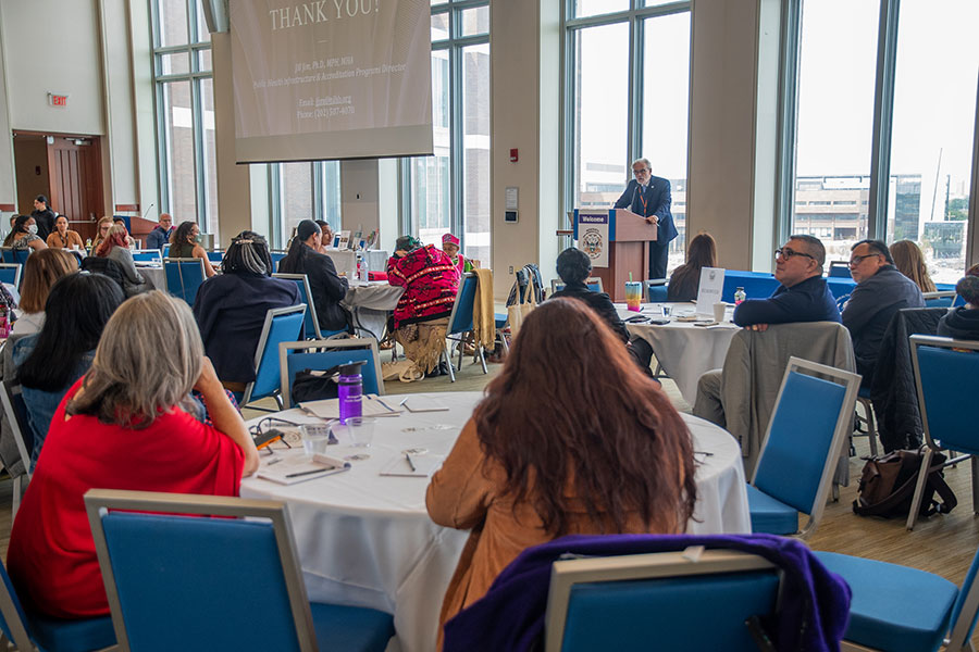 Chancellor speaks at Tibal and Indigenous Health Summit