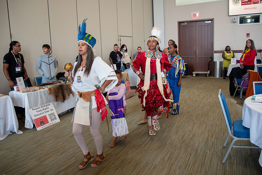 Tribal dance at Tribal and Indigenous Health Summit