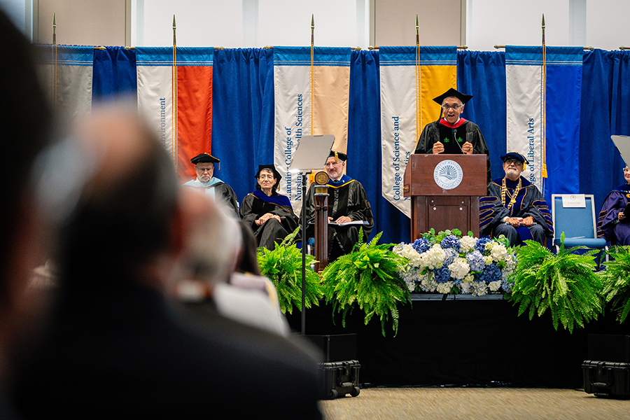 At Convocation, Ashish Jha Urges Students to Protect the Human Core of Education in Age of AI