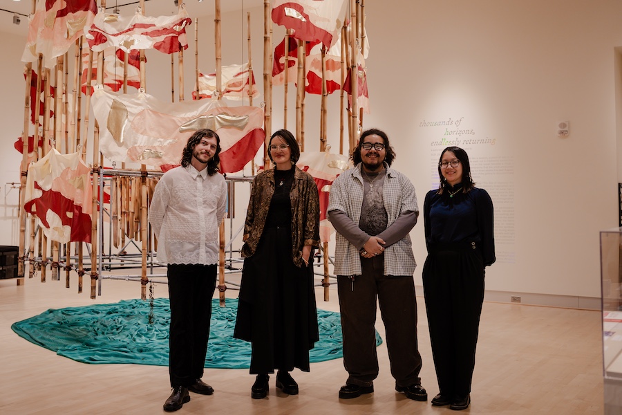 crystal bi’s Solo Exhibition, thousands of horizons, endlessly returning, Connects Art and Ancestry in the University Hall Gallery