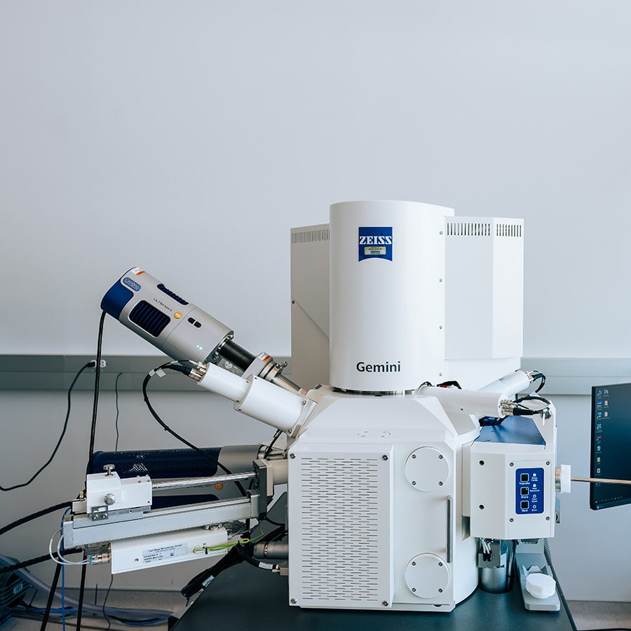 Research equipment at UMass Boston