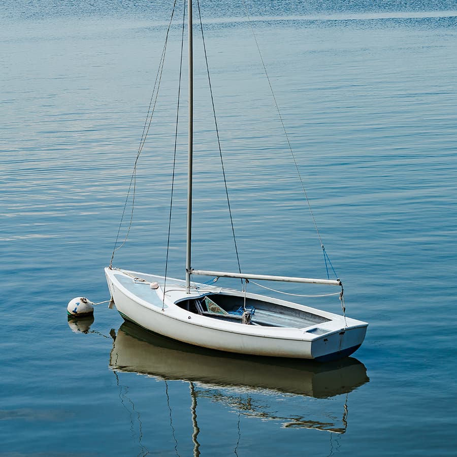 Sail Boat in the Ocean